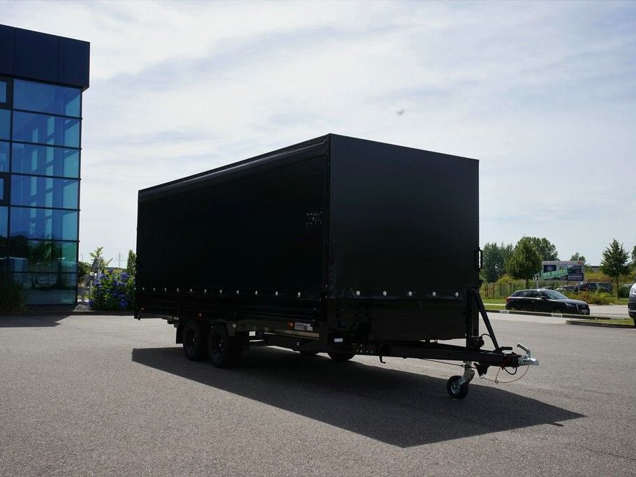 Moetefindt Pritschenanhänger kippbar mit Plane 3.500kg